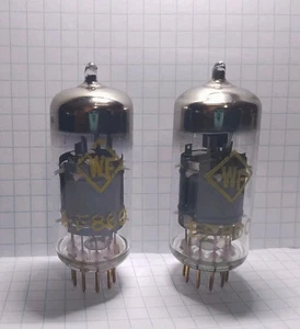 Lot 2 pcs EF860 RFT Gold pins Vintage electron tube NOS - Picture 1 of 3