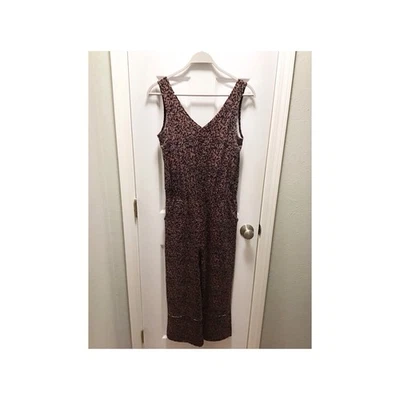 Macacão feminino Pact algodão orgânico estampa animal tamanho pequeno marrom cropped - Imagem 1 de 4