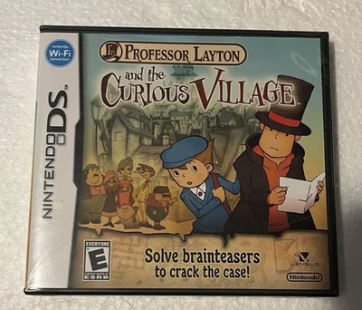 Nintendo DS Professor Layton and the Curious Village Puzzle Adventure New Sealed - Image 1 of 4