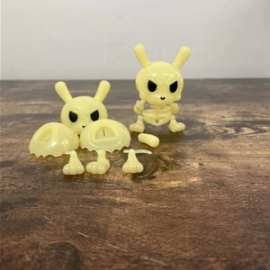 KIDROBOT 2011 Skeleton Bones KRONK Build A Dunny CHASE Incomplete Parts Lot Rare - Picture 1 of 10