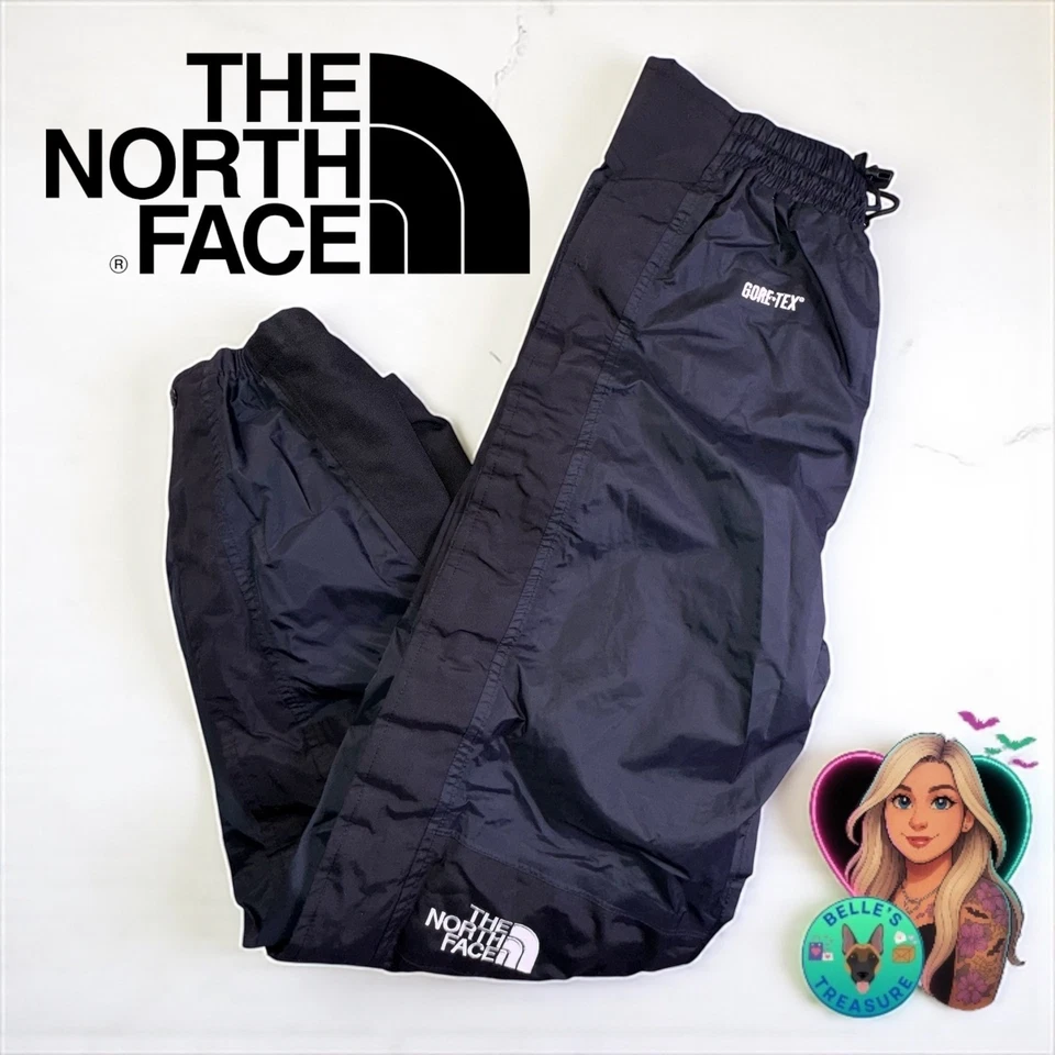 Pantalones para mujer The North Face medianos Gore Tex negros impermeables lluvia senderismo esquí Foto 1 de 4