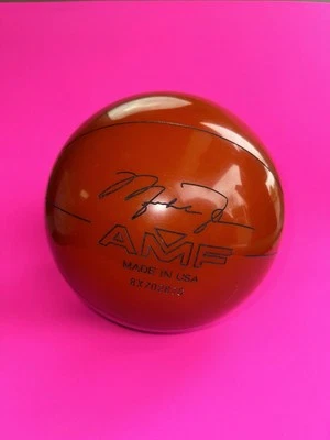 Bola de boliche Michael Jordan AMF basquete não perfurada feita nos EUA COM BOLSA - Imagem 1 de 4