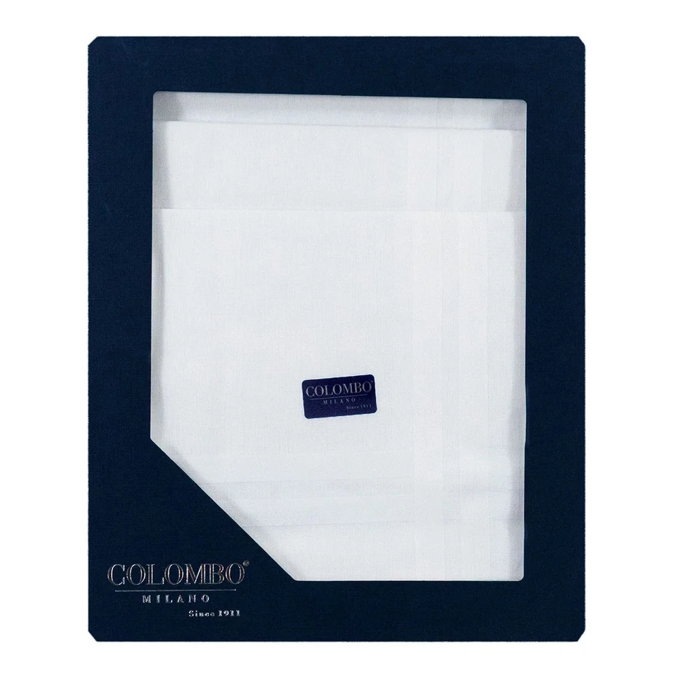 Confezione di 12 fazzoletti in puro cotone Colombo Milano B5 - Imagen 1 de 1