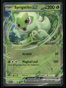 SV: Scarlet & Violet Promo Cards #087 Sprigatito ex - Picture 1 of 2