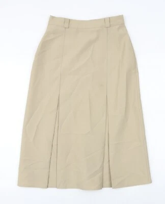 Berkertex Womens Brown Polyester Blend A-Line Skirt Size 12 - Image 1 of 4