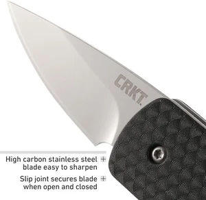 CRKT Dual folding carry knife plain edge 7086 - Picture 1 of 7