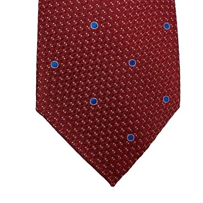 Corbata de cuello clásica roja 3" Nautica Gazelle Dot para hombre Foto 1 de 4