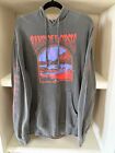 Band of Horses Mens Hooded Sweatshirt 80/20 blend washed out black/grey color