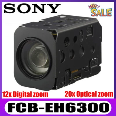 Sony FCB-EH6300 1080P 1/2.8-type Exmor CMOS 20x Optical Zoom Colour Camera Block - Image 1 of 4