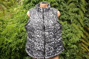 Crossroads TOP GREY PUFFA VEST ZIP THRU Size 16 NEW rrp $39.95. Funnel Neck. - Picture 1 of 1