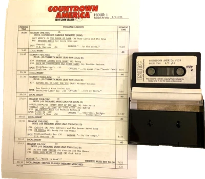 8/31/85 JOHN LEADER'S COUNTDOWN AMERICA FEATURES JOHN WAITE; HR 1 &2, - Image 1 of 4