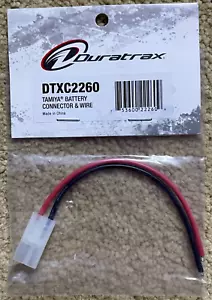 NEW Duratrax EVST R/C RC Part Tamiya DTXC2260 Battery Connector and Wire - Picture 1 of 1