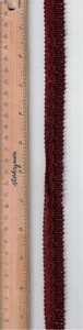 Burgundy 18mm Braid - Craft Upholstery Lampshades - 8.5m Bulk Lot $17.50 - Picture 1 of 2