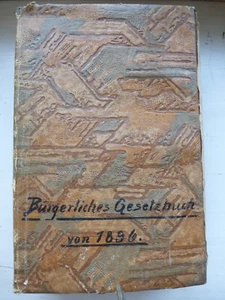 Bürgerliches Gesetzbuch 1896 - Bild 1 von 6