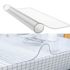 Clear PVC Vinyl Table Protector Desk Cover 2mm Thick Waterproof Tablecloth Cover