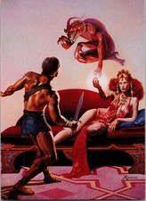 1993 Rowena Morrill Scarlet Enchantress 21 FPG Fantasy Art Card TC CC