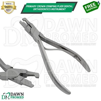 Alicate de crimpagem coroa primária instrumento ortodontia dental grau alemão - Imagem 1 de 4