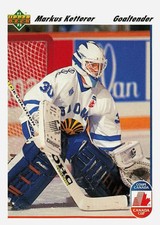 1991-92 Upper Deck Markus Ketterer #23 Rookie