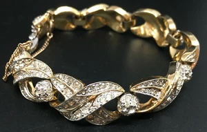 JOMAZ Bracelet Rhinestone Pave Signed Buy It Now - Picture 1 of 7