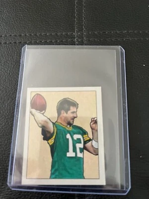 Topps Aaron Rodgers 1950 Bowman Mini Packers Jets 2011  Foto 1 de 3