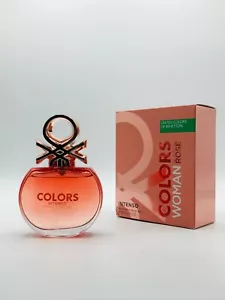 United Colors Of Benetton Rose Intenso Women  Parfum Spray 2.7oz 80 ml Sealed - Picture 1 of 4