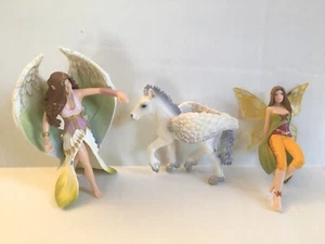 Schleich Sanjeela Butterfly Fairy Elf Bayala Elven Character Figure Horse Lot - Picture 1 of 8