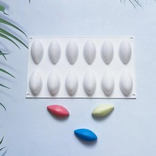 1Pc 12 Cavity Mango Silicone Cake Mold For DIY Chocolate Mousse Decorating To EI