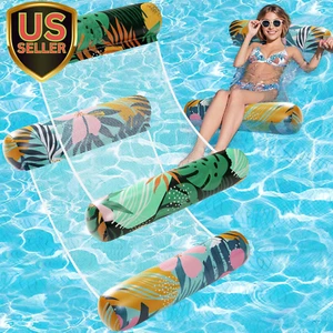 2 Pack Pool Floats Adult - 4-In-1 Pool Floats Hammock, Drifter, Lounge Chair,... - Picture 1 of 12