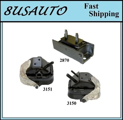 3PCS MOTOR & TRANS MOUNT FIT 2003-2004 LINCOLN NAVIGATOR 5.4L - Image 1 of 4