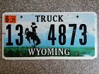 2010 Wyoming License Plate 13 4873 TRUCK