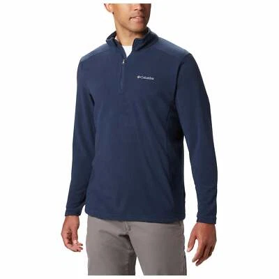 Columbia Mens Klamath Range II Half Zip Fleece Pullover Collegiate Blue - Image 1 of 2