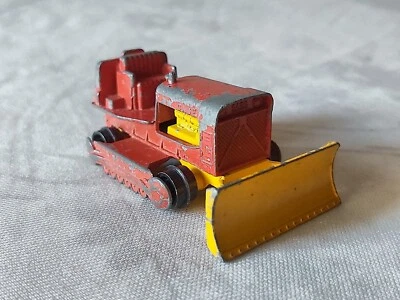 Matchbox Series No.16 (A) Case Tractor 💛❤Rot Gelb Bulldozer Bagger England 1969 - Bild 1 von 4