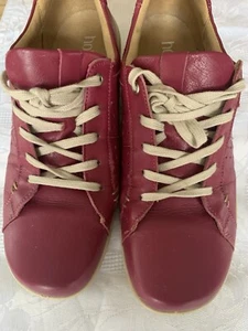 Hotter Fearne II Ortholite Soft Leather Trainers In Raspberry Pink Size 8 - Picture 1 of 13