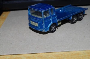 MAJORETTE SAVIEM PLATEAU bleu 241 BON ETAT 1:100, sans boite, voir photo - Imagen 1 de 3