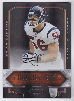Contenders Brian Cushing #22 2009 Novato del Año Contenders Auto RC 05/10 Foto 1 de 2