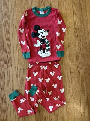 Pijama largo John Hanna Andersson Disney Mickey Mouse vacaciones de Navidad talla 5 Foto 1 de 4