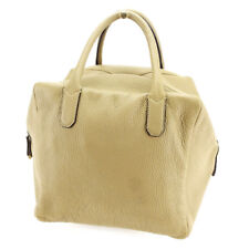 Bruno Magli Tote bag Grey Gold Woman unisex Authentic Used T3538