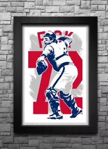 CARLTON FISK art print/poster CHICAGO WHITE SOX FREE S&H! JERSEY B2G2 - Picture 1 of 6