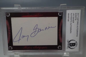 JAY GAINER 2017 HISTORIC AUTOGRAPHS SCRIPTS AUTO Colorado Rockies BECKETT GRADED - Picture 1 of 3