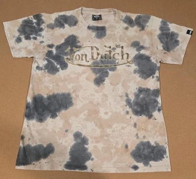 Tinte de tinte marrón vintage Von Dutch brillante hechizo talla mediana hecho en EE. UU. Foto 1 de 4