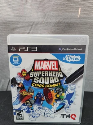 Marvel Super Hero Squad: Comic Combat Udraw Sony Playstation 3 PS3 2011 com Manual - Imagem 1 de 3