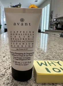 Avant Flawless energetisierendes & sauerstoffreiches Koffein 2-1 Gesicht Augenserum 1 Unze/30 ml 76 $ - Bild 1 von 20