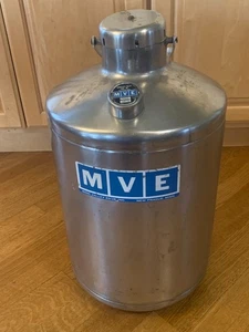 MVE A300S Liquid Nitrogen Dewar Stainless Steel Cryogenic Tank ~16L 20"x12" 23lb - Picture 1 of 12