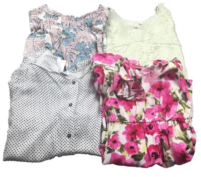 Lote de 4 Prendas para el torso Rue 21 Mellowday Merona & Love Fire para mujer sin mangas talla L 2 nuevas Foto 1 de 4