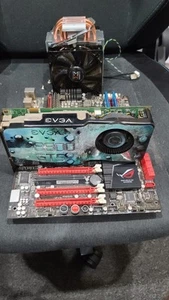 ASUS Crosshair V Formula-Z Republic of Gamers Mainboard AMD FX EVGA 8800 GTS - Bild 1 von 15