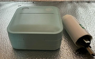 Portable Thermal Label Printer Wireless Mini Sticker Maker Blue for Phone - Image 1 of 4