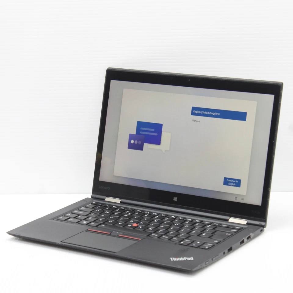 Lenovo ThinkPad X1 Yoga 14 in Laptop Intel i7 6500U 8GB RAM 256GB SSD Win 11 Pro - Image 1 of 4
