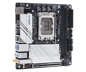 ASRock h670M-ITX-AC Moederbord LGA 1700, WiFi 6e, DDR4, Mini-ITX, PCIe 5.0 - Bild 1 von 4