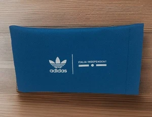 Adidas By Italia Independent Soft Case Blue W/ White Micro Fiber Clothe - Picture 1 of 5