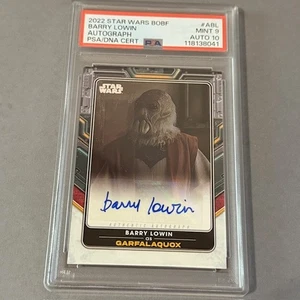 Garfalaquox Auto PSA 9 Star Wars 2022 Topps Barry Lowin Book Boba Fett Autograph - Picture 1 of 3